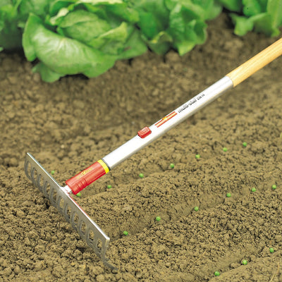 Soil Rakes - Garden Rakes - WOLF-Garten Soil Rake 14” DRM35 - BlueStoneGarden.com