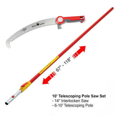 Pole Saw - WOLF-Garten 10 ft Pole Saw Set - BlueStoneGarden